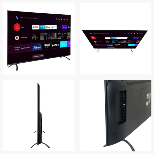 Televisor 50 Pulgadas Challenger Android TV UHD Smart TV Bluetooth - Netflix - UHD 50LO70 BT ANDROID T2 - Image 3