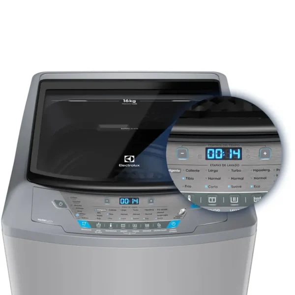 Lavadora ELECTROLUX Carga Superior 16 Kilos EWIX16F3ESG Gris - Image 3