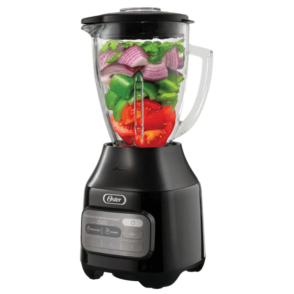 Licuadora Oster® con Tecnología Reversible con Vaso de Vidrio 1.5L  Negra Blstpegbrt - Image 3