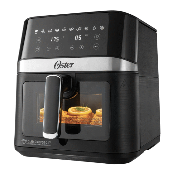 Freidora de Aire Digital Oster® 6L de Capacidad Recubrimiento DiamondForce con Ventana y Luz Interna 10 Programas Automáticos Ckstaf60wddf - Image 2