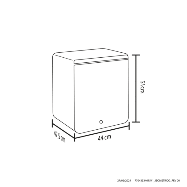 Minibar Haceb 46 litros inox - Image 8