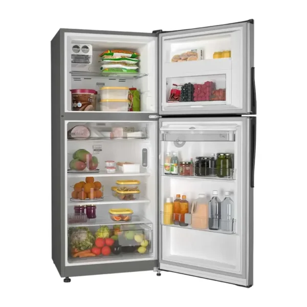 Nevera Whirlpool No Frost Congelador Superior 394 Litros Wrj43aktww Xpert Flow Gris - Image 2