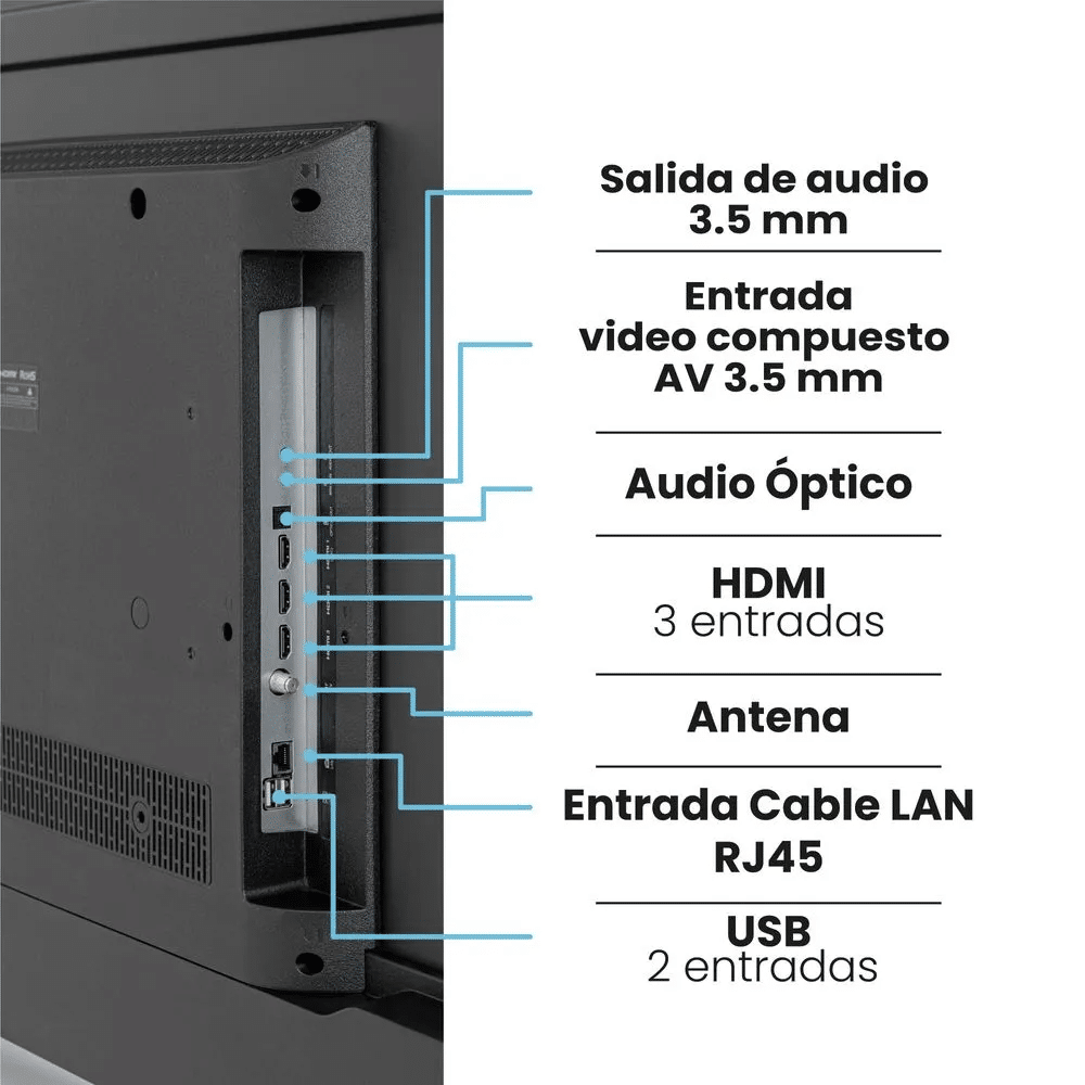 Televisor Challenger QLED 65" Google TV con Bluetooth, WIFI, Chromecast y Control por voz. Incluye soporte de pared - QLED 65KG290 BT GOOGLETV T2 - Image 7