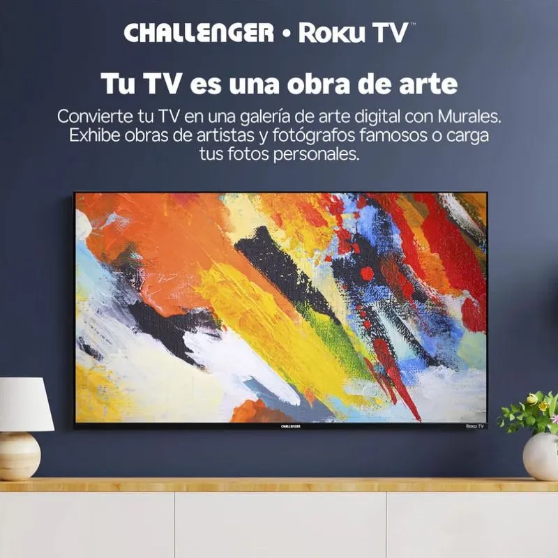 Televisor CHALLENGER LED 50” 4K UHD 50KR15 T2 ROKU TV - Image 4